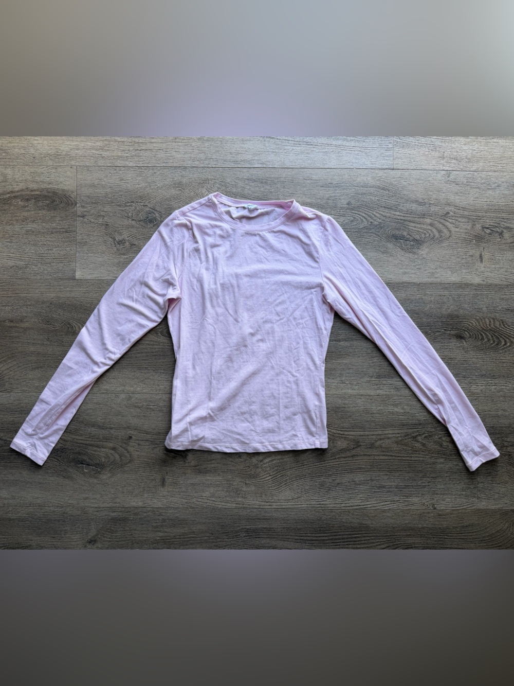Garage Pale Pink Long Sleeve Tee